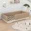 Lit de plancher rembourré avec garde-corps amovibles-351528861-351528863