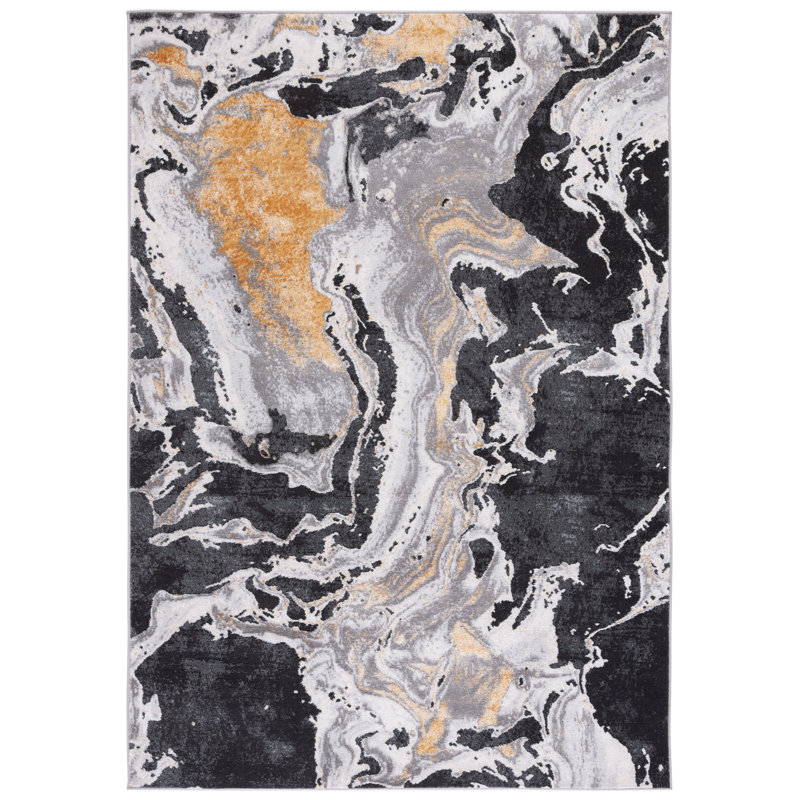 Amelia Performance Abstract Rug, Rectangle 8' x 10'