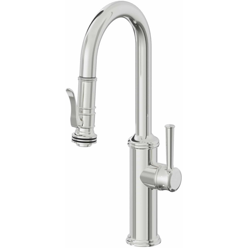 Davoli Kitchen Faucet, Polished Chrome