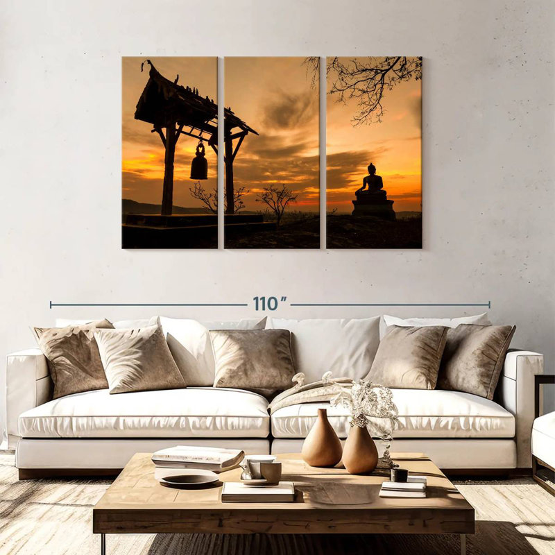 Adella Phrabuddhachay Temple Buddha, 48" H x 74" W