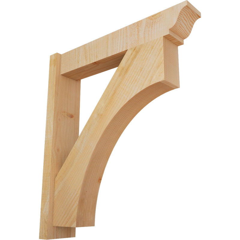 Persienne en bois Westlake, Sapin Douglas de 6 po (sciage brut), P 28 po x H 32 po