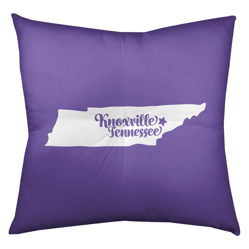 Coussin de plancher touffeté, 26 po x 26 po, Mauve, Knoxville