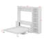 Lit escamotable Murphy avec bureau, cadre de lit mural peu encombrant avec tablettes de rangement-1688549969-1688549968