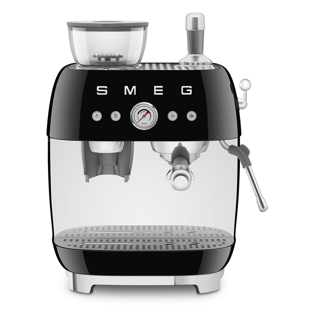 SMEG 50's Retro Espresso Machine, Black