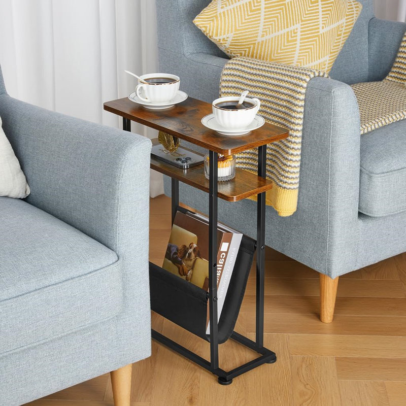 Slim Narrow Side Table for Small Spaces