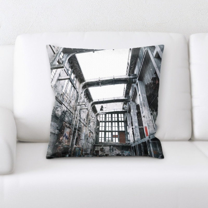 Euphemia Old and Abandoned Throw Pillow