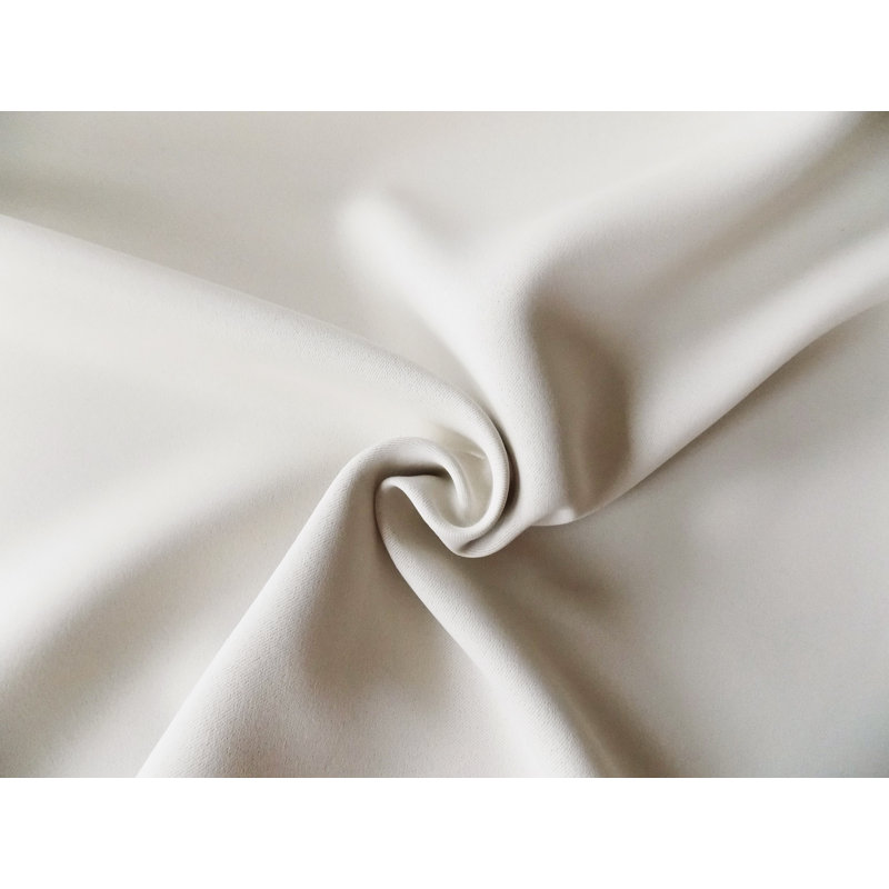 Polyester Blackout Grommet / Eyelet Curtain Panel, 142cm Width x 295cm Drop, Beige