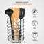 Stainless Steel Oval Utensil Crock