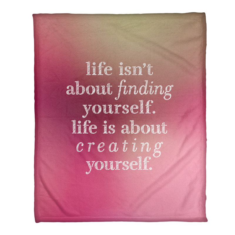 Sewn Throw Blanket, Medium, 50" W x 60" L, Pink