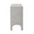 Britz 88" Wide Rubberwood Sideboard, Light Gray Wash