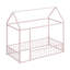 Structure de lit en métal avec clôture-1075506274