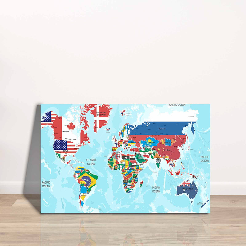 Stunning Decorative Canvas Painting, 100% Canvas, 17.7 x 27.6 Inches | Elegant Frame Made of 100% Pine Wood (Thickness: 1.1 Inches) | Perfect Wall Art for Living Room, Bedroom, and Office Decor