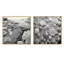 Scènes marines grises - ensemble de 2 collages nautiques et côtiers carrés-2003403042-2003403055
