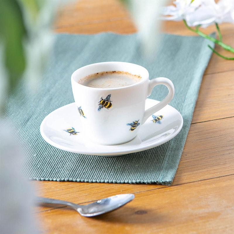 Bee Casual Espresso Cup & Saucer