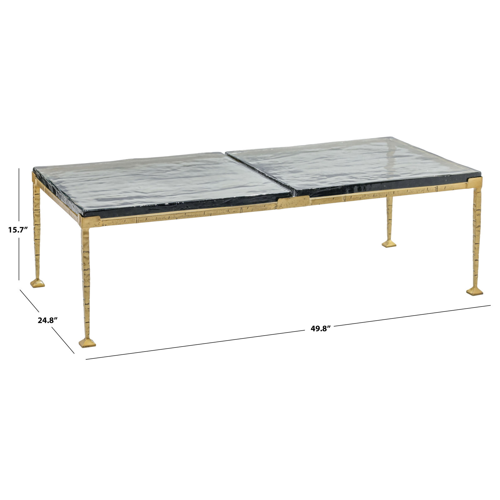 Castino 50" Glass Coffee Table
