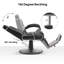 Fauteuil de coiffeur inclinable et pivotant Melat Vintage-1809268086