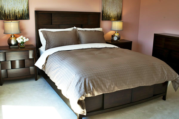 Bliss 400TC Egyptian-Quality Cotton Duvet Cover Set, Taupe, Twin