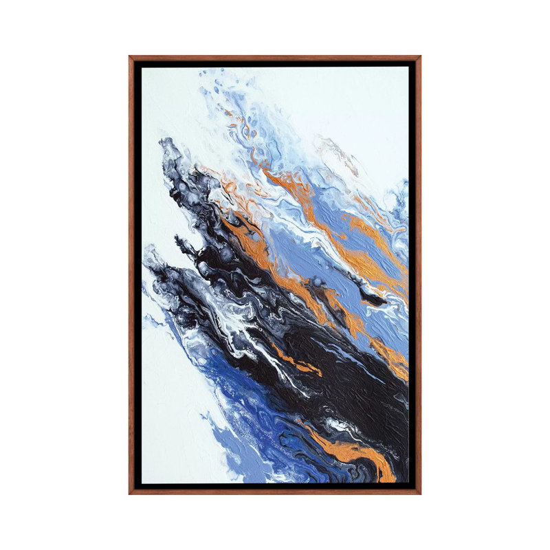 Composure - Print on Canvas, Classic Brown Wood Framed, 66.04 cm H x 45.72 cm W