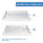  DreamLine SlimLine 36 inch D x 54 inch W x 2 3/4 inch H Right Drain Double Threshold Shower Base in White-125950747-37147546-125950751