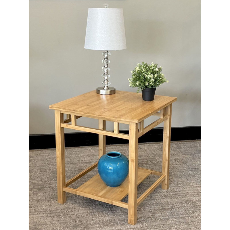 Table de bout avec tablette inférieure Zen