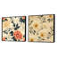 Calion - Ensemble de 2 collages carrés botaniques abstraits-101859934-101859935