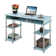 Edwin No Tools Writing Desk with Shelves