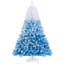 6 FT Artificial Christmas Tree with 820 Branch Tips & Folding Metal Stand White & Blue-1036524052-1036524049