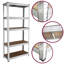 70cm W Metal Height -Adjustable Shelving Unit-51960758