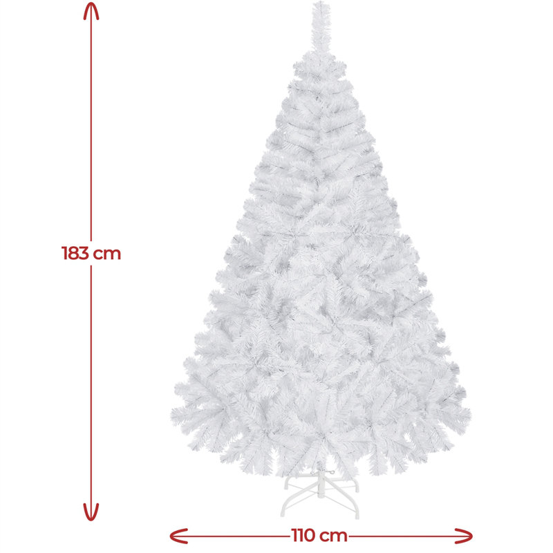 Artificial Spruce Christmas Tree, 6' FT