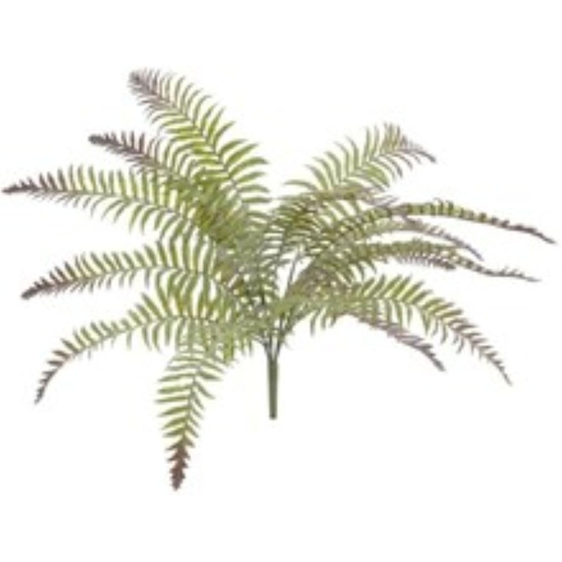 2 pièces buisson de fougère de rivière 20 po - décor de verdure artificielle