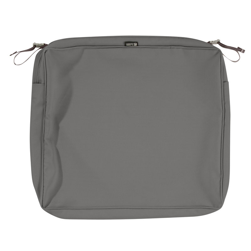 Pina Outdoor Lounge Chair Cushion Cover, 3" H x 21" W x 19" D, Light Charcol Gray