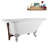 62" Streamline Clawfoot Tub,Tray,Drain, Clawfeet-101628984-102218229