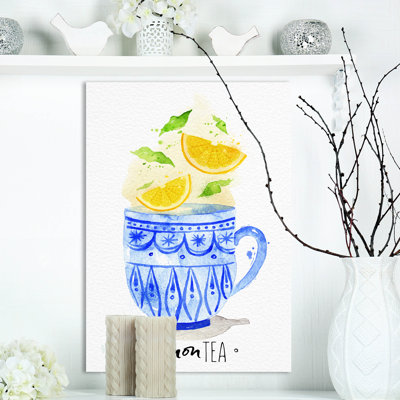 « tasse à thé citron the food », impression