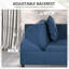 Neelisha Single 98cm Upholstered Futon Chair-1902400121