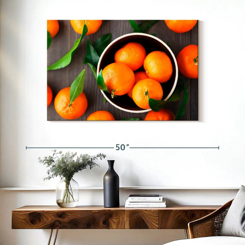 Yarlin Tangerine, 26" H x 39" W