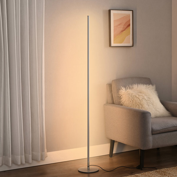 Wrought Studio Allana 57.5'' LED Column Floor Lamp  Reviews Wayfair