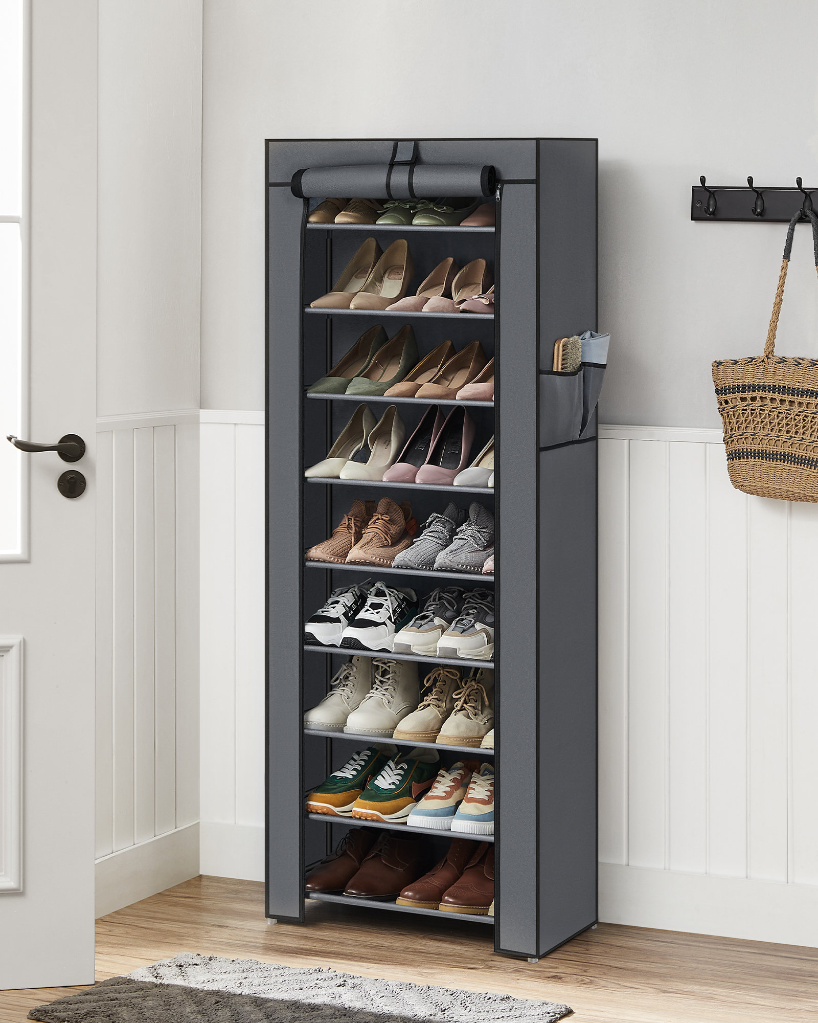 Rebrilliant 35 Pair Shoe Rack & Reviews | Wayfair.co.uk