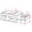 Top Nesting Tables End Table with Storage