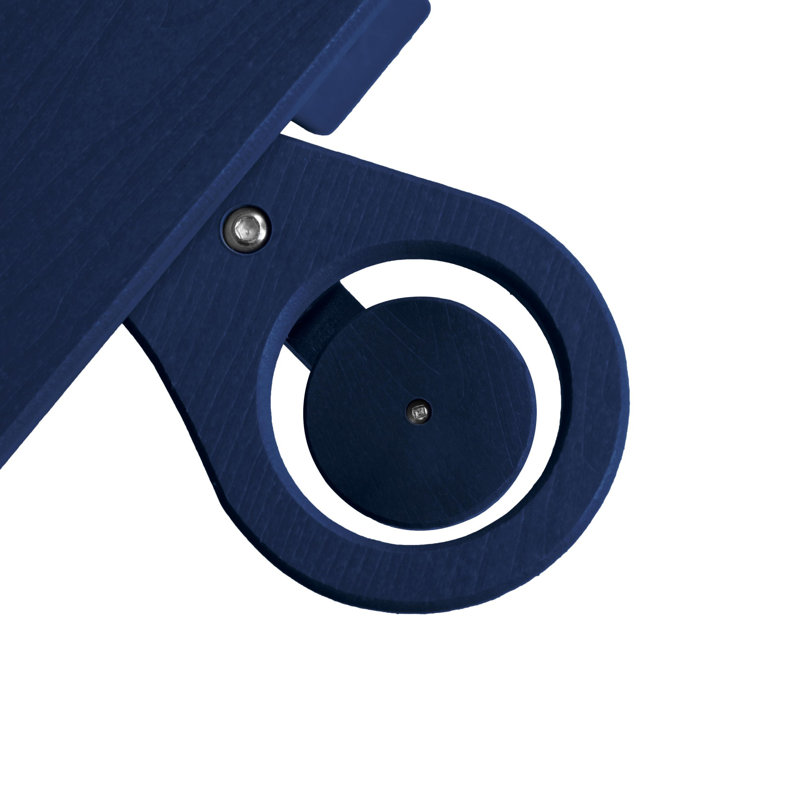 Lounge Chair Outdoor with HDPE Material, Navy Blue