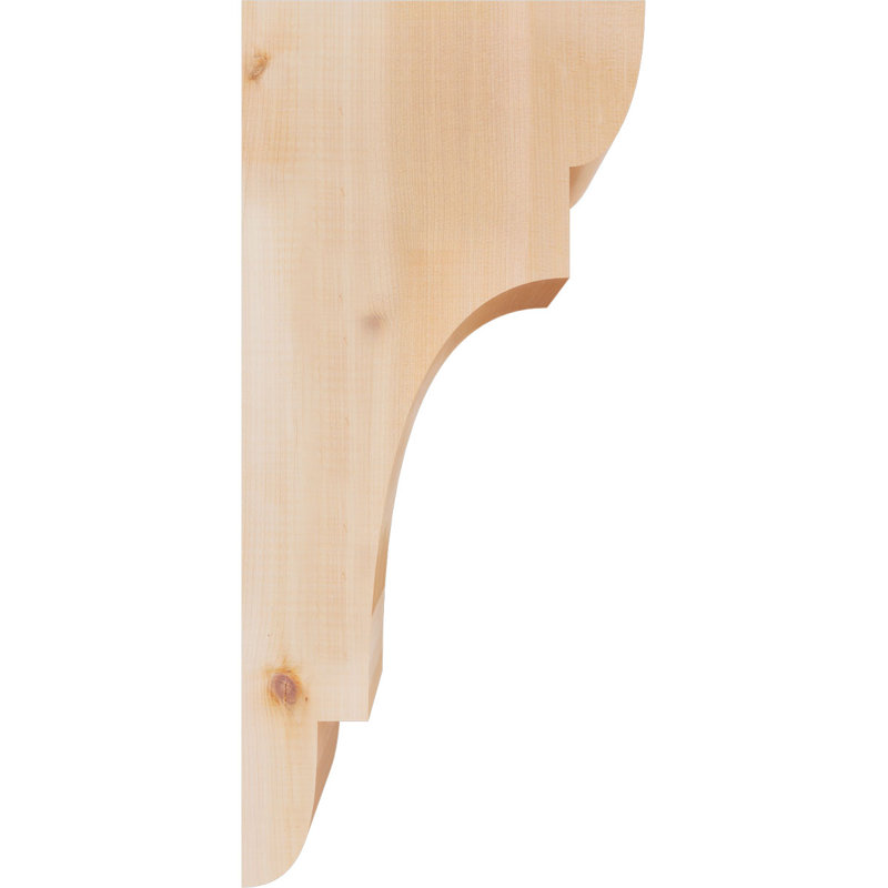 New Brighton Corbel, H 22 po x l 5,5 po x P 10 po, Cèdre rouge, Lisse