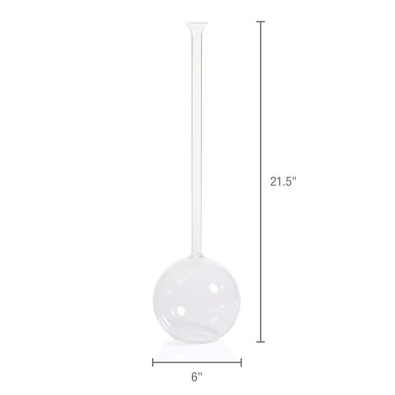 Mandujano Glass Floor Vase