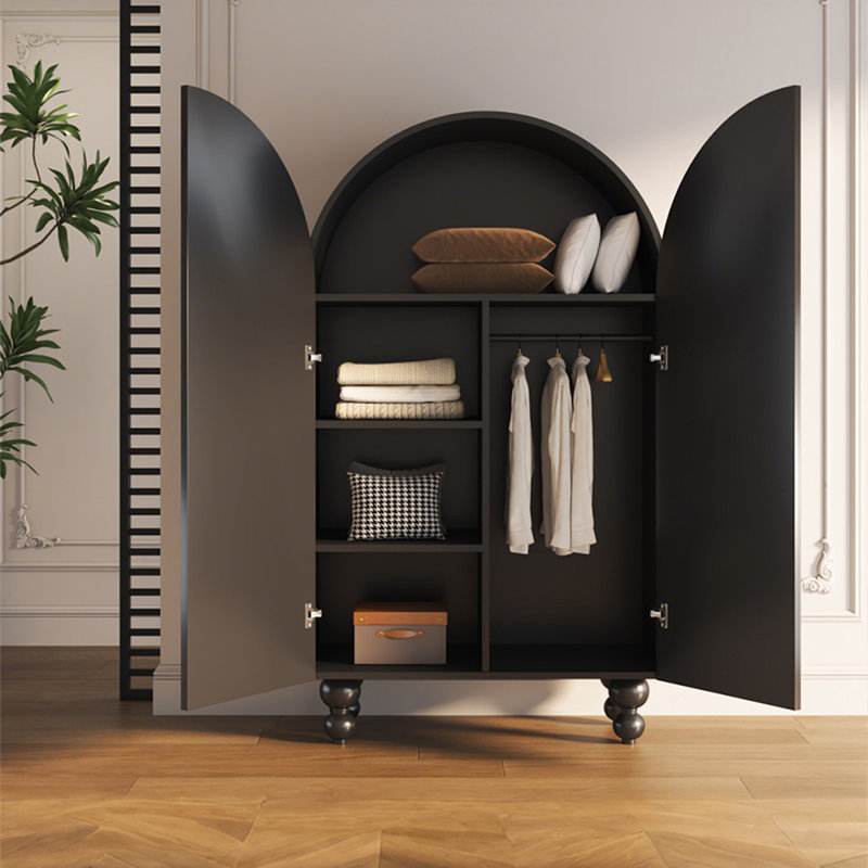 Créative garde-robe à deux portes pour l'entrée