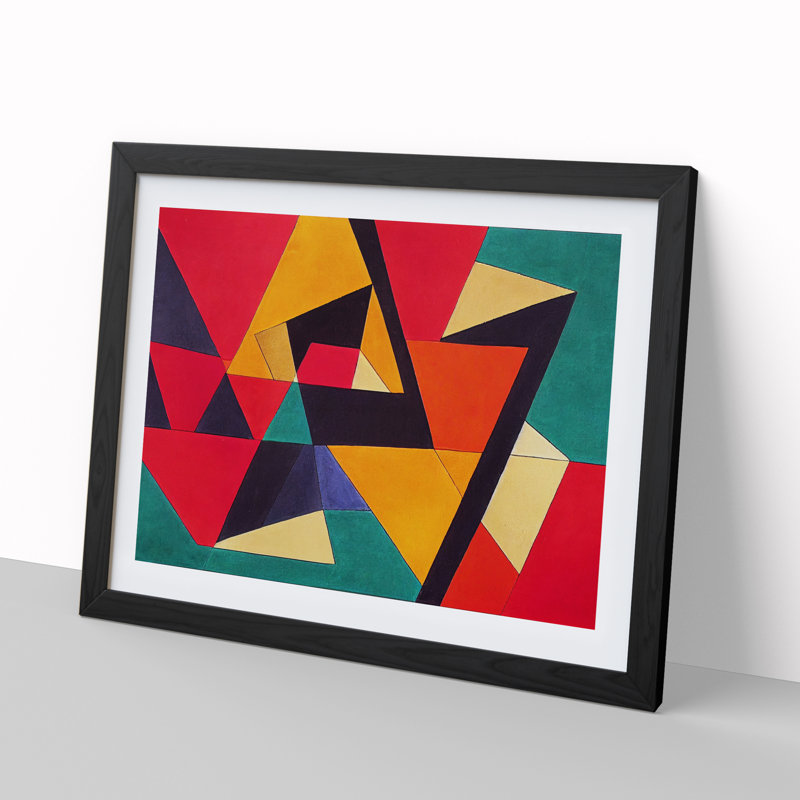 Unforgettable Abstract Art - Framed Print, Black, 25cm H x 34cm W x 2cm D