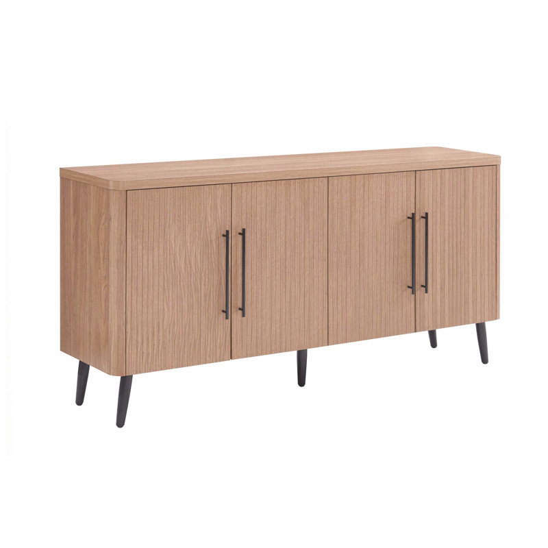 Buffet cannelé 65 po en érable, Érable