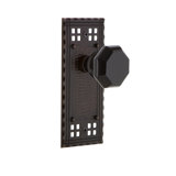 Craftsman Plate with Waldorf Black Door Knob