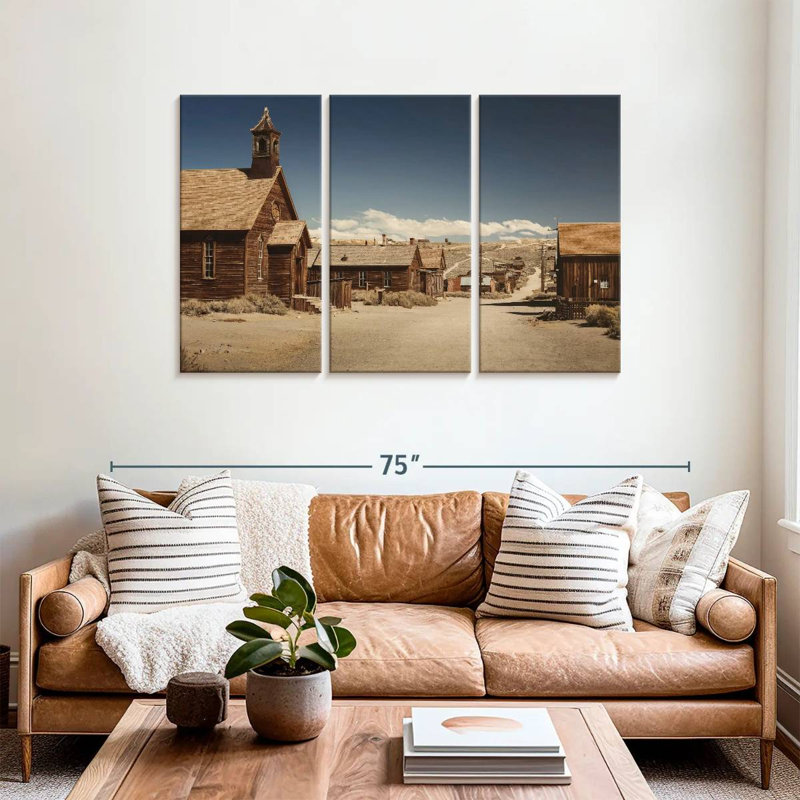 Lelar Bodie Ghost Town, 36" H x 57" W