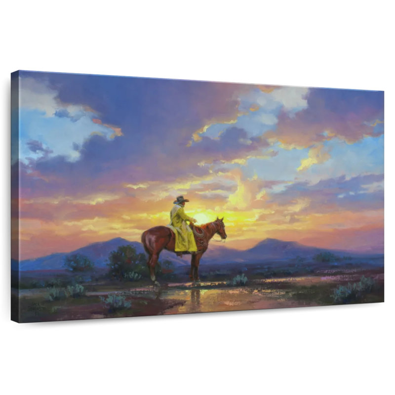 Lelar Sun Burn, 34" H x 51" W