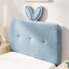 Lit simple avec tissu bouclé doux, DEL et 4 tiroirs coulissants pour une chambre à coucher confortable-130093241