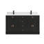 60" Solid Wood Sink Vanity With 1" Artificial Stone Top-1219169596-1219169595
