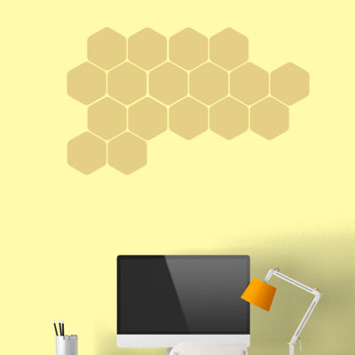 Adhésif décoratif en forme de nid d’abeille